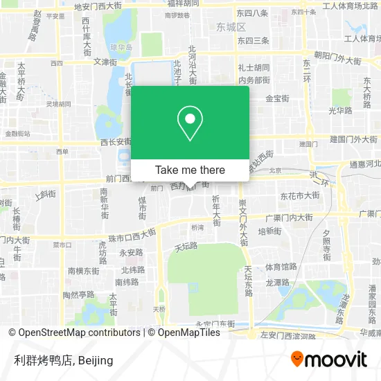利群烤鸭店 map