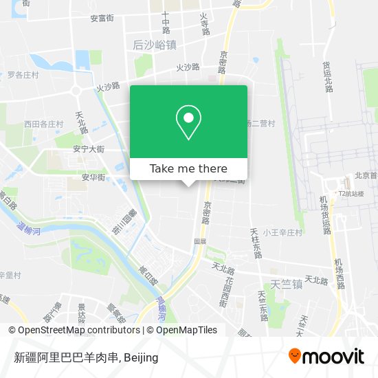 新疆阿里巴巴羊肉串 map