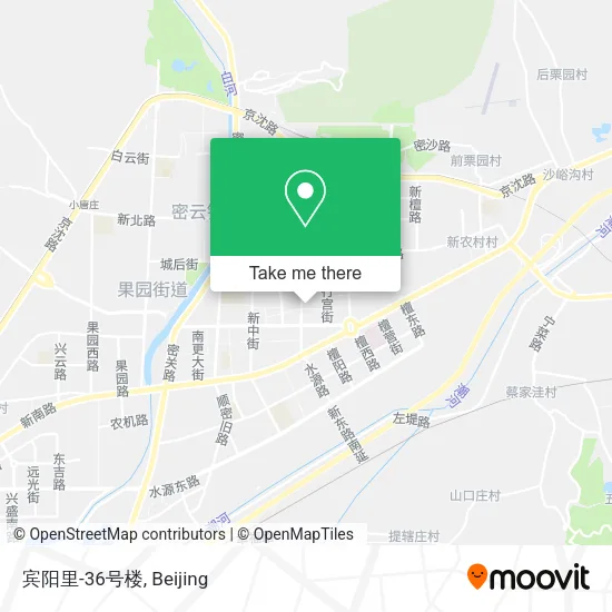 宾阳里-36号楼 map