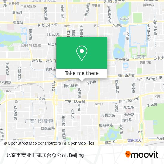 北京市宏业工商联合总公司 map