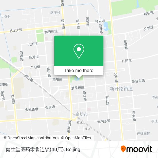 健生堂医药零售连锁(40店) map