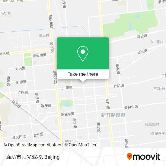 廊坊市阳光驾校 map