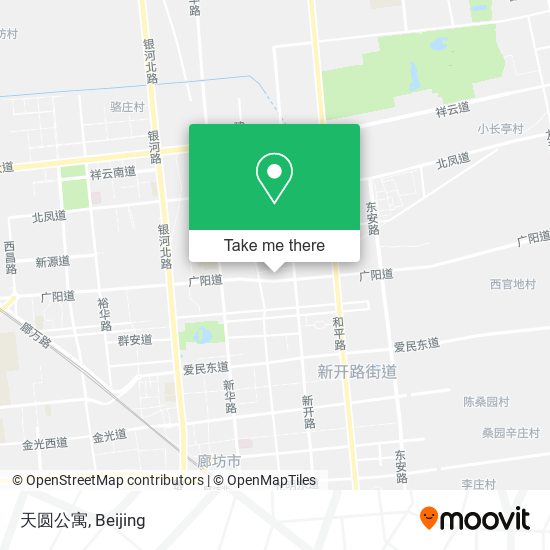 天圆公寓 map