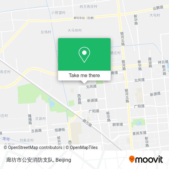 廊坊市公安消防支队 map