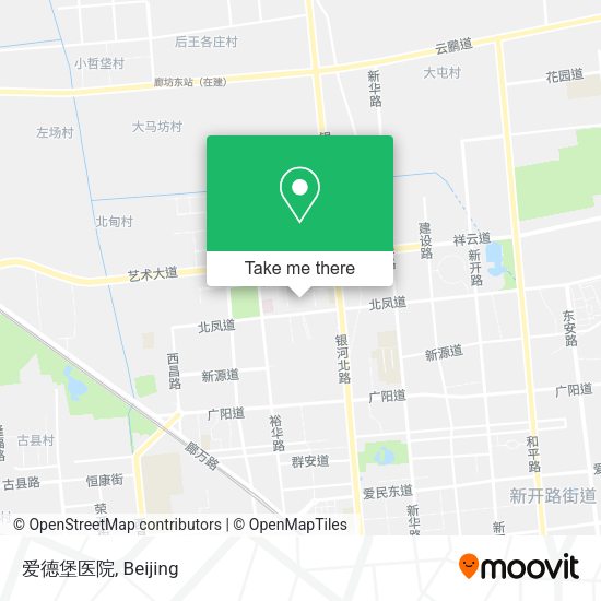 爱德堡医院 map