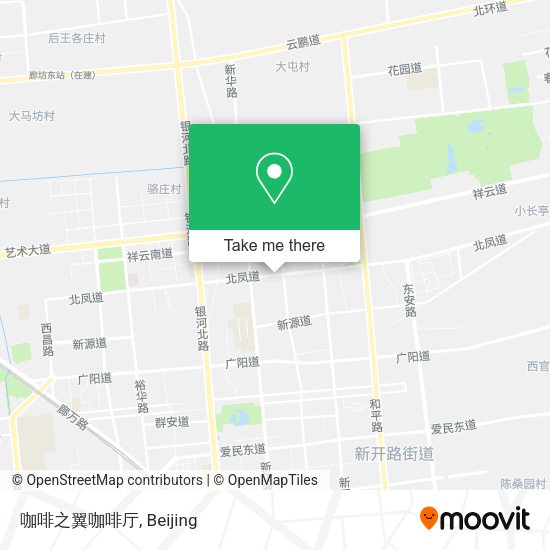 咖啡之翼咖啡厅 map
