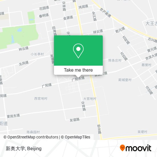 新奥大学 map