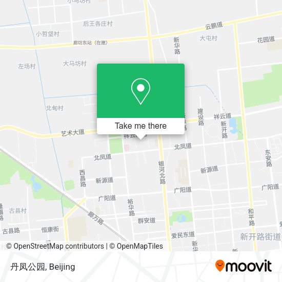 丹凤公园 map