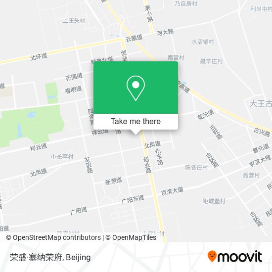 荣盛·塞纳荣府 map