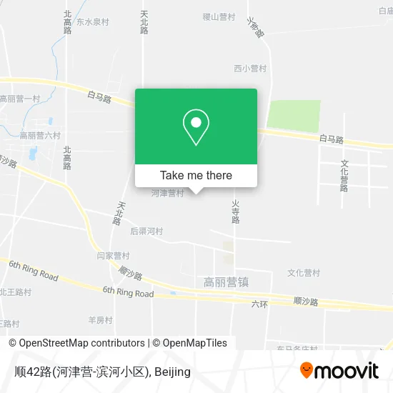 顺42路(河津营-滨河小区) map