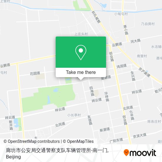 廊坊市公安局交通警察支队车辆管理所-南一门 map