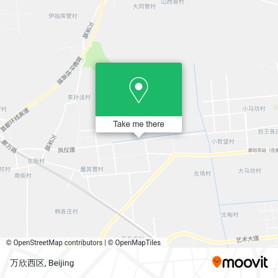 万欣西区 map
