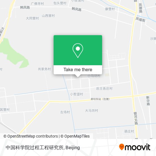 中国科学院过程工程研究所 map