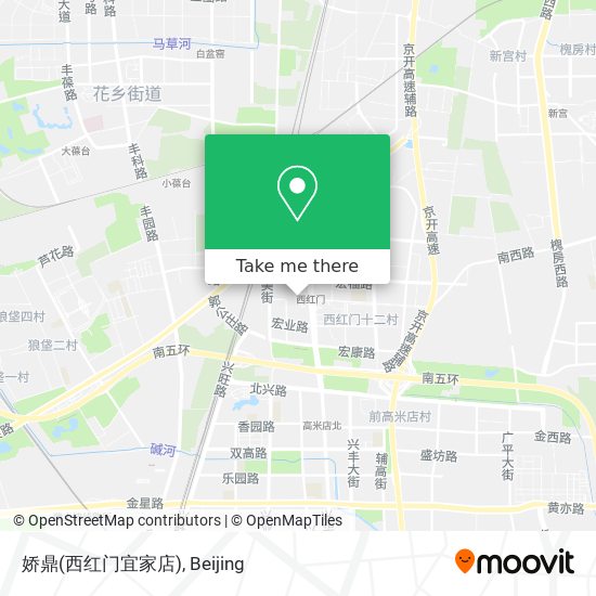 娇鼎(西红门宜家店) map