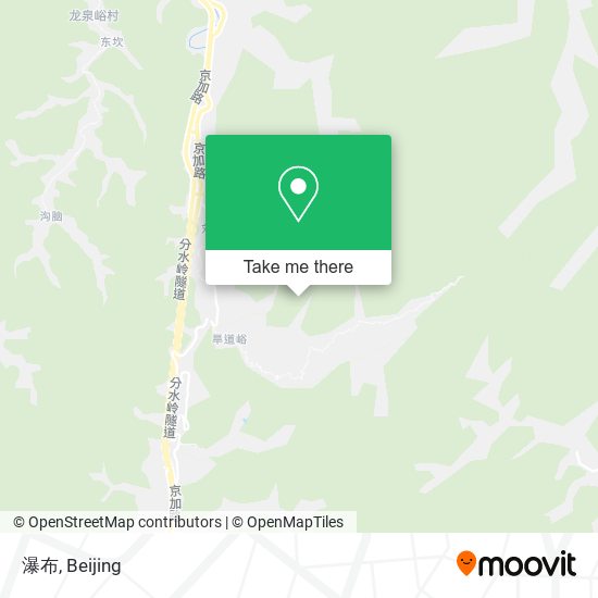 瀑布 map