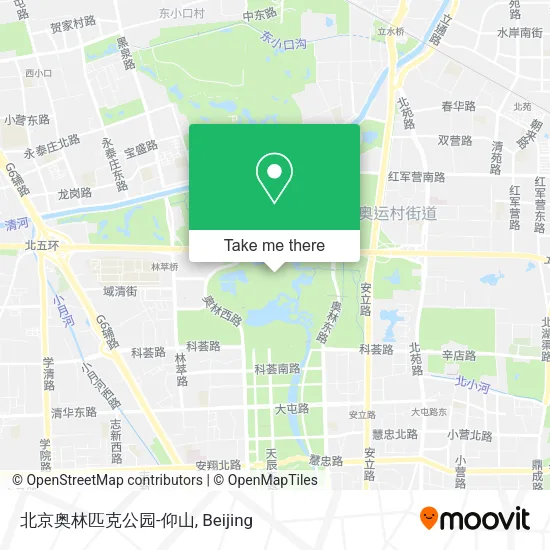 北京奥林匹克公园-仰山 map