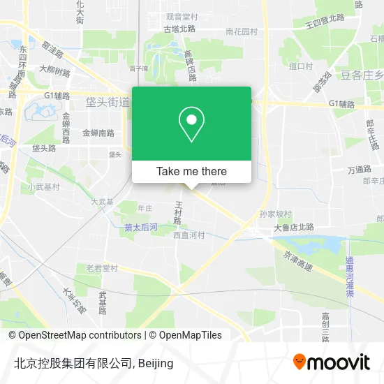 北京控股集团有限公司 map
