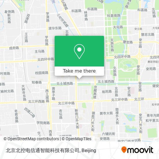 北京北控电信通智能科技有限公司 map