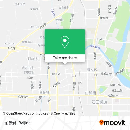 前景路 map
