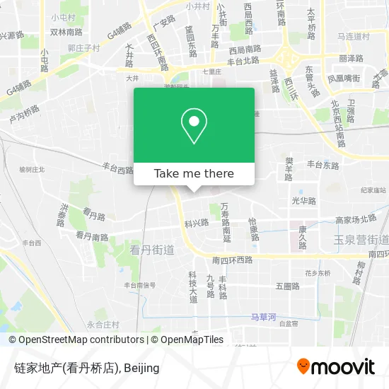 链家地产(看丹桥店) map