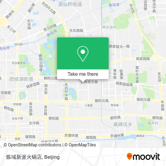 炼域新派火锅店 map