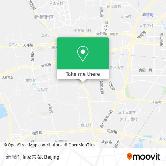 新派削面家常菜 map