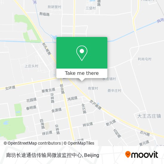 廊坊长途通信传输局微波监控中心 map