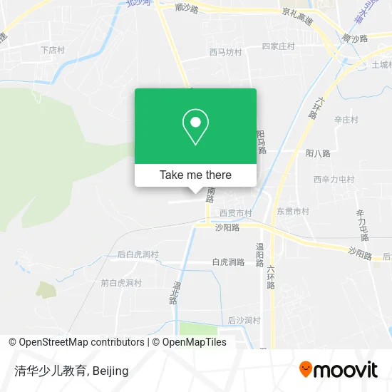 清华少儿教育 map