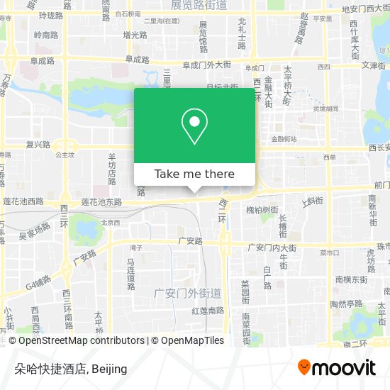 朵哈快捷酒店 map