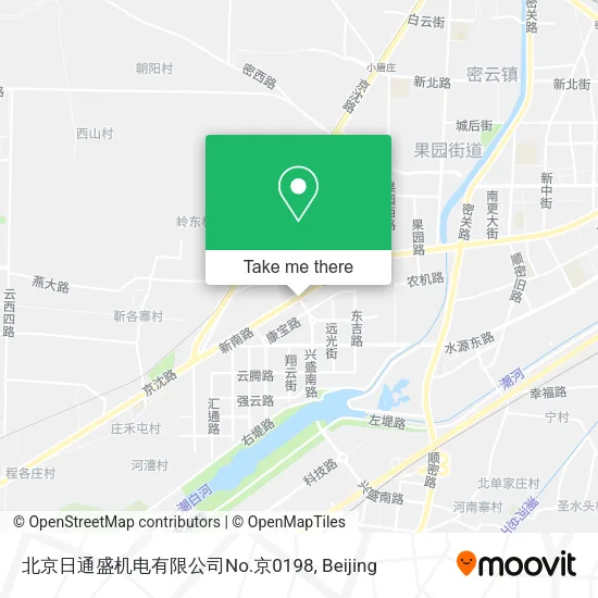 北京日通盛机电有限公司No.京0198 map