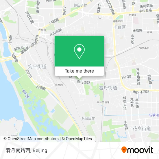 看丹南路西 map