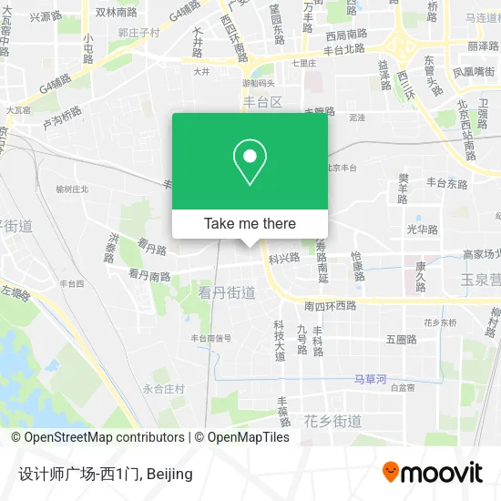 设计师广场-西1门 map