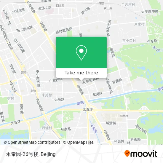 永泰园-26号楼 map