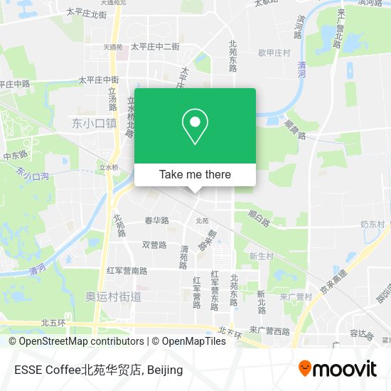 ESSE Coffee北苑华贸店 map