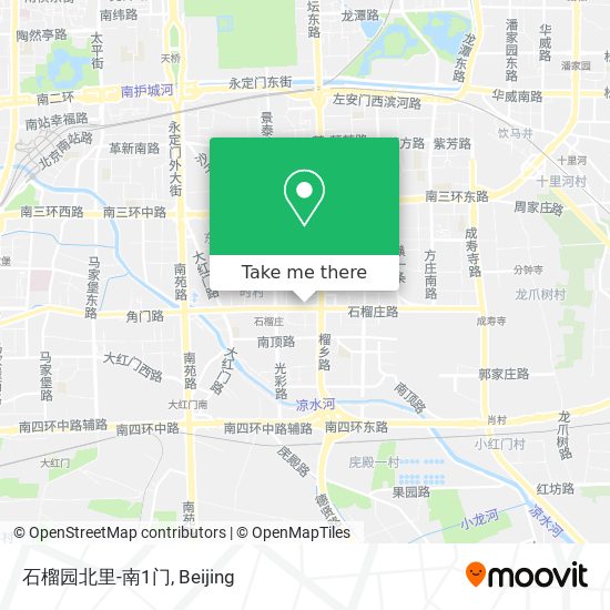 石榴园北里-南1门 map