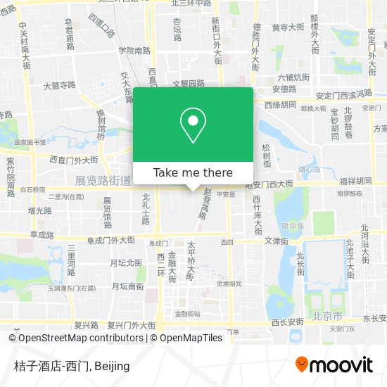 桔子酒店-西门 map