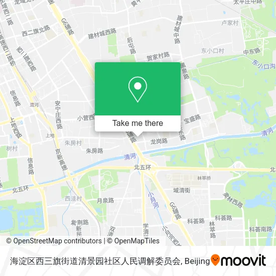 海淀区西三旗街道清景园社区人民调解委员会 map
