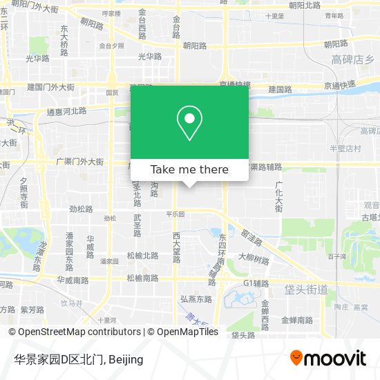华景家园D区北门 map