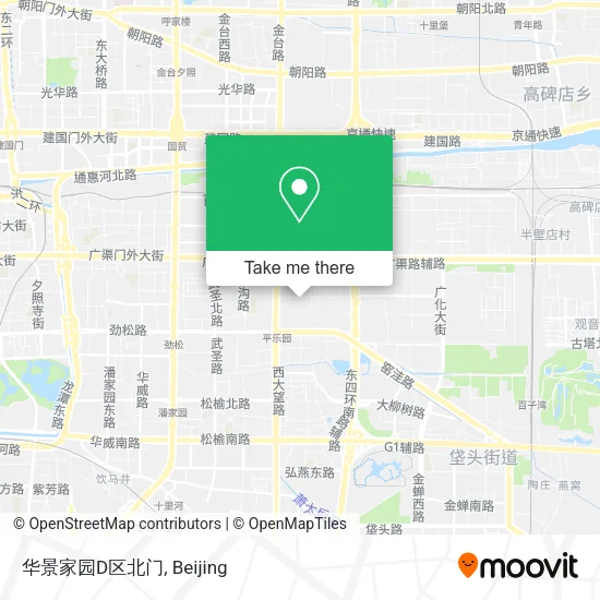 华景家园D区北门 map