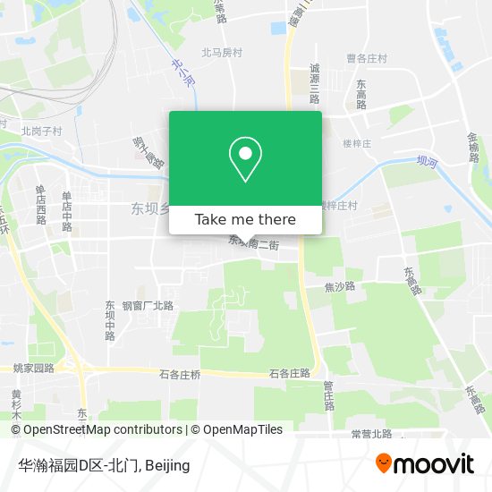 华瀚福园D区-北门 map