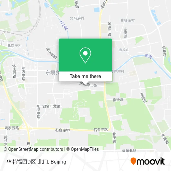 华瀚福园D区-北门 map