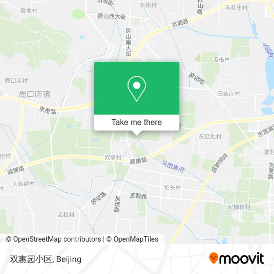 双惠园小区 map