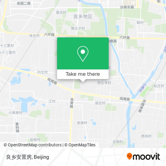 良乡安置房 map