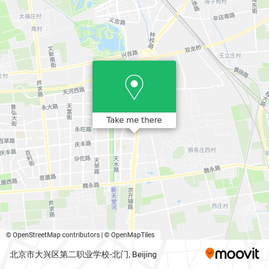 北京市大兴区第二职业学校-北门 map