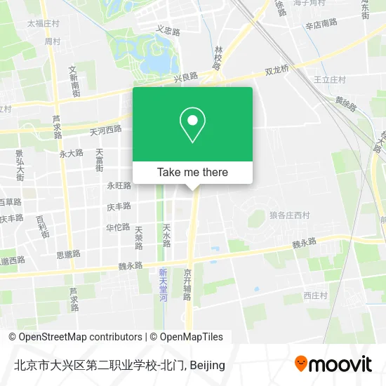 北京市大兴区第二职业学校-北门 map