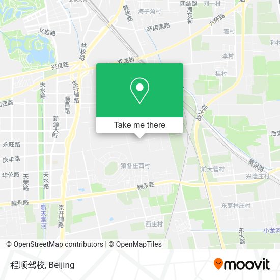 程顺驾校 map
