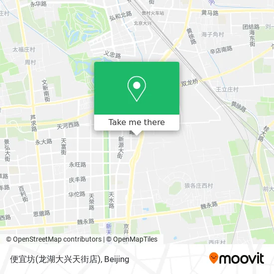 便宜坊(龙湖大兴天街店) map