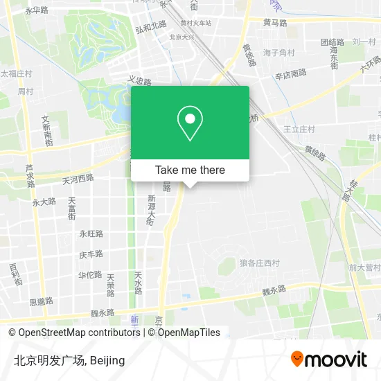 北京明发广场 map