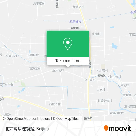 北京富康连锁超 map