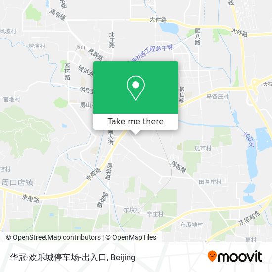 华冠·欢乐城停车场-出入口 map